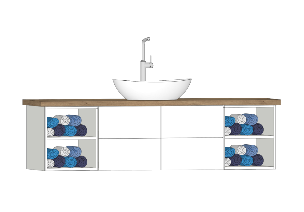 Waschtischunterschrank Friendly Home